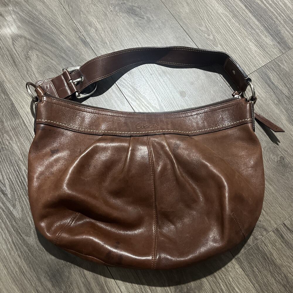 Y2K Vintage Coach Brown Hobo Bag Purse